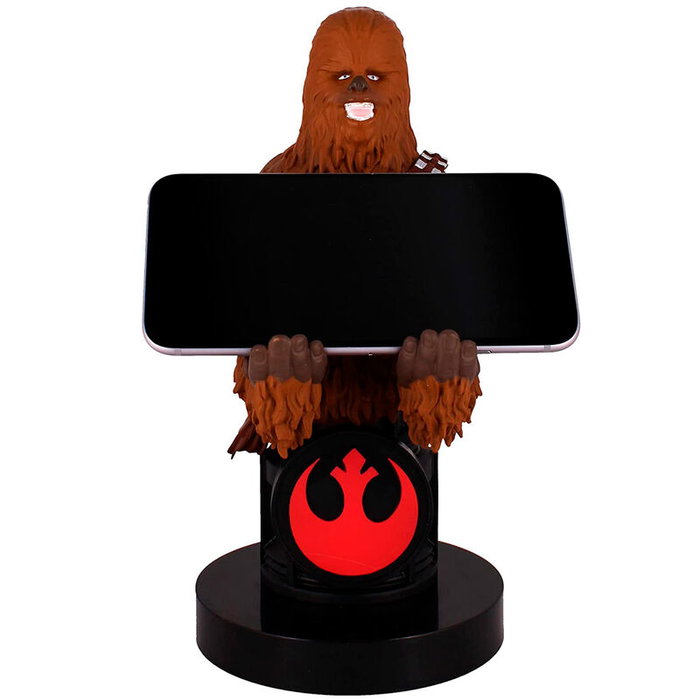 EXQUISITE GAMING Cable Guy Soporte Figura Chewbacca Star Wars 20cm para Mandos y Smartphones EXQUISITE GAMING Cable Guy Soporte Figura Chewbacca Star Wars 20cm para Mandos y Smartphones