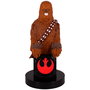 EXQUISITE GAMING Cable Guy Soporte Figura Chewbacca Star Wars 20cm para Mandos y Smartphones