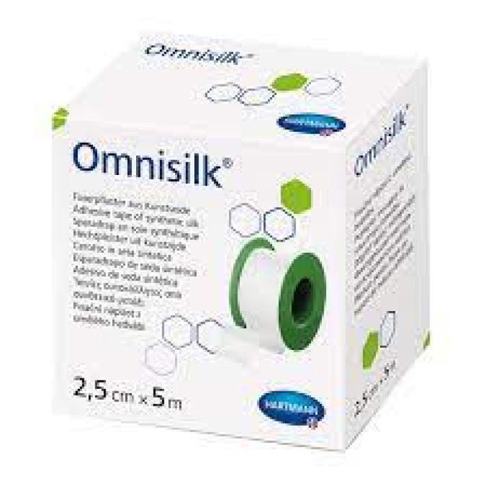 LABORATORIOS HARTMANN S. A. OMNISILK ESPARADRAPO SEDA 2,5CMX5M 1UD LABORATORIOS HARTMANN S. A. OMNISILK ESPARADRAPO SEDA 2,5CMX5M 1UD