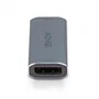 Lindy 38421 Repetidor de Señales AV - Extensor DisplayPort 1.4 7680x4320 8K 32.4 Gbit/s con USB-C, Alámbrico, 40 metros, Color Plata
