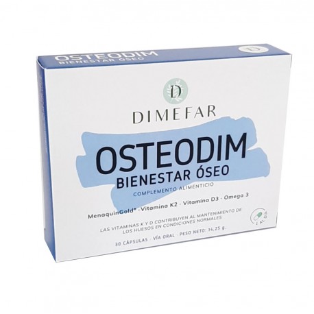 DIMEFAR OSTEODIM Bienestar Óseo 30 Cápsulas DIMEFAR OSTEODIM Bienestar Óseo 30 Cápsulas