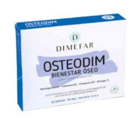 DIMEFAR Osteodim Bienestar Oseo 30 Cápsulas con Vitamina D y K2