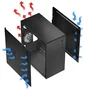 COOLBOX M640C Micro-ATX con fuente 500W Negro