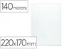 Q-connect Funda portacarnet cuarto 140 micras transparente