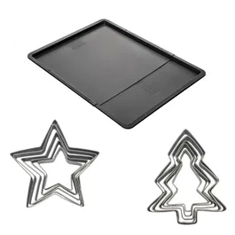 Zenker ZEN3176239998757 Set con Bandeja Extensible para Horno y 10 Cortadores de Galletas