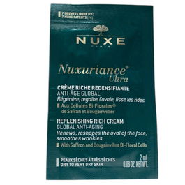 Nuxuriance Ultra, Vegano, Antienvejecimiento, Crema rica, Para la cara, 2 ml *Muestra