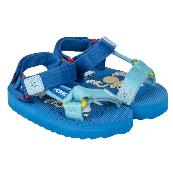 Sandalias Infantiles Sonic Azul 28