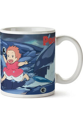 Semic Gake no ue no Ponyo Taza Waves, 340 ml