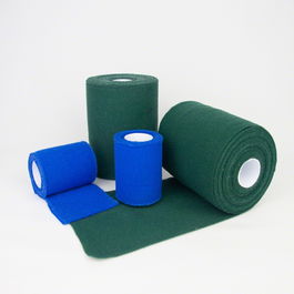 B. Braun Askina Haft Color Vet Cohesiva, Apósito Vet Cohesivo Azul, 4 rollos de 10 cm x 10 m (40 m total)