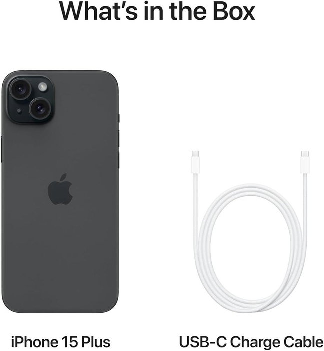 Apple iPhone 15 Plus 128GB Negro Reacondicionado Grado A 5G