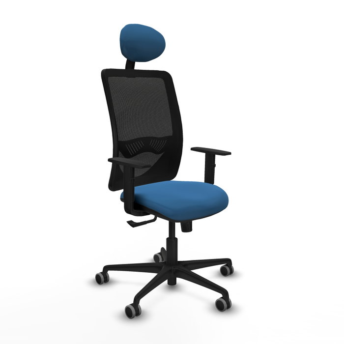 PIQUERAS Y CRESPO Silla de oficina Zulema Azul claro y Negro PIQUERAS Y CRESPO Silla de oficina Zulema Azul claro y Negro