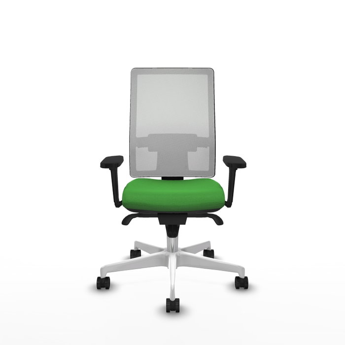 PIQUERAS Y CRESPO Silla de oficina Horna con mecanismo Sincro, Verde y Blanco PIQUERAS Y CRESPO Silla de oficina Horna con mecanismo Sincro, Verde y Blanco