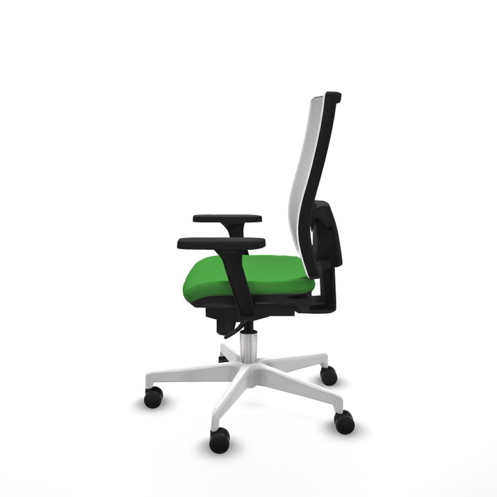 PIQUERAS Y CRESPO Silla de oficina Horna con mecanismo Sincro, Verde y Blanco PIQUERAS Y CRESPO Silla de oficina Horna con mecanismo Sincro, Verde y Blanco