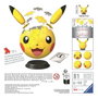 Ravensburger Puzzle 3D Pokémon Pikachu con Orejas, 72 Piezas, Edad Mínima 6 Años