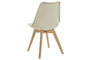 DKD Home Decor Silla Scandi Beige Natural 55 x 83 x 48 cm