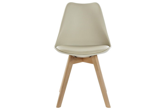 DKD Home Decor Silla Scandi Beige Natural 55 x 83 x 48 cm