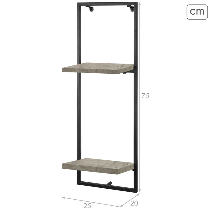 MAX HOME-ESTANTERIA PARED 2 BA