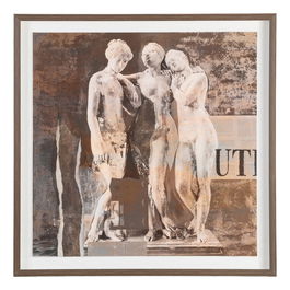 Cuadro Impresión Tres Gracias 104 X 4,70 X 104 cm