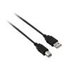V7 V7N2USB2AB-05M Cable USB 2.0 tipo A a tipo B, 5 metros, Macho a Macho, Negro - Con conductor de cobre