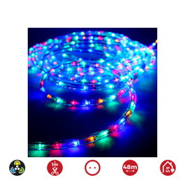 Edm Tubo Flexiled 2 Vías Fijo Multicolor 48 m