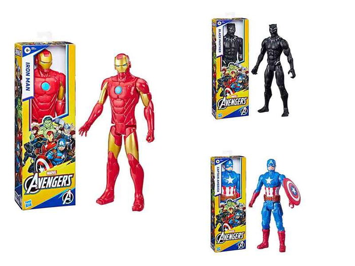 Hasbro Figura de Iron Man Titan Hero Series de Avengers Marvel 30 cm