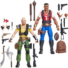 Hasbro G.I. Joe Classified Series Pack de 2 Figuras David Red Dog Taputapu y Varujan Taurus Ayvazyan