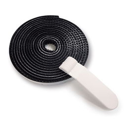 Irs Cinta Adhesiva para Malla Mosquitera en Fibra de Vidrio y Aluminio Adaptable, Negro, 500 cm (2x250 cm) con Mini Herramienta de Instalación