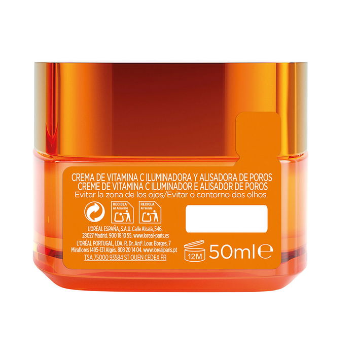 L'Oréal Paris REVITALIFT Crema Iluminadora y Alisadora de Poros 50 ml