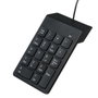 Gembird KPD-U-03 Teclado Numérico USB 18 Teclas Negro Slim