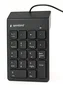 GEMBIRD KPD-U-03 Teclado Numérico USB Negro