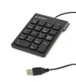 GEMBIRD KPD-U-03 Teclado Numérico USB Negro