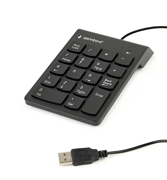 Gembird KPD-U-03 Teclado Numérico USB 18 Teclas Negro