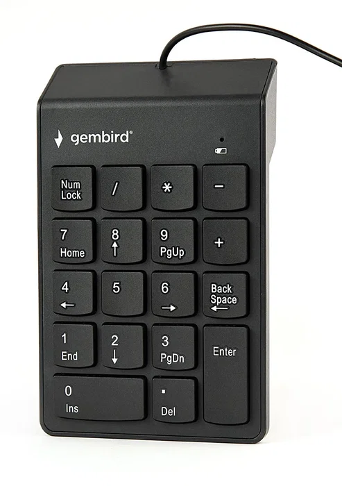 Gembird KPD-U-03 Teclado Numérico USB 18 Teclas Negro
