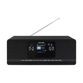 TechniSat DigitRadio 372 CD BT - Radio digital para cocina con CD, Bluetooth 5.0, DAB+, FM, pantalla de 2.4", color negro