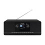 TechniSat DigitRadio 372 CD BT - Radio digital para cocina con CD, Bluetooth 5.0, DAB+, FM, pantalla de 2.4", color negro