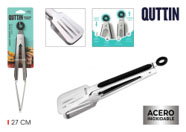 Quttin Pinzas de Cocina de Acero de 27 cm con Palas