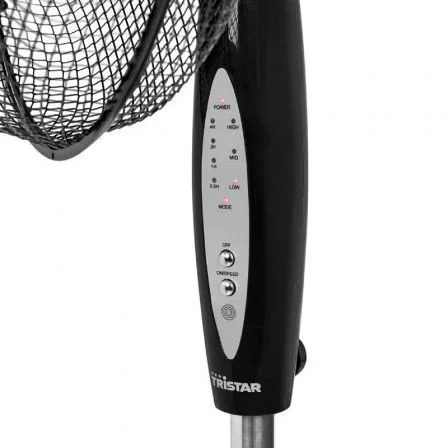 Tristar VE-5899 Ventilador de Pie 45W, 3 Aspas 40cm, 3 Velocidades, Control Remoto, Temporizador, Oscilante, Altura Ajustable Tristar VE-5899 Ventilador de Pie 45W, 3 Aspas 40cm, 3 Velocidades, Control Remoto, Temporizador, Oscilante, Altura Ajustable