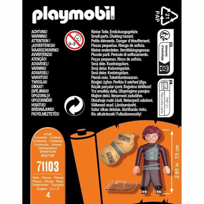 Playmobil 71103 Naruto Shippuden - Gaara Playmobil 71103 Naruto Shippuden - Gaara