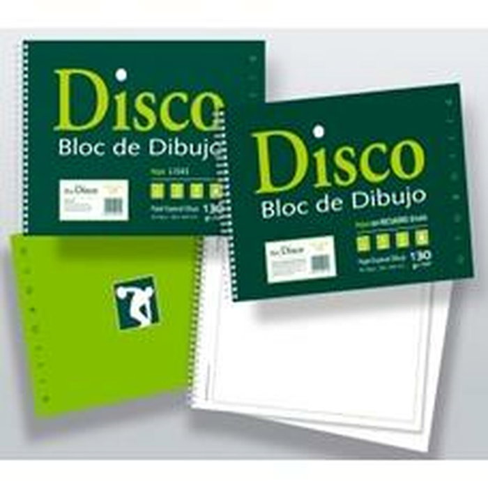 DISCO Set de 12 Blocs de Dibujo Discobolo con Espiral Wire'o 230x340 mm 130g DISCO Set de 12 Blocs de Dibujo Discobolo con Espiral Wire'o 230x340 mm 130g