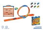 JugaToys Pista Track Racing con looping y almacenamiento con 6 coches