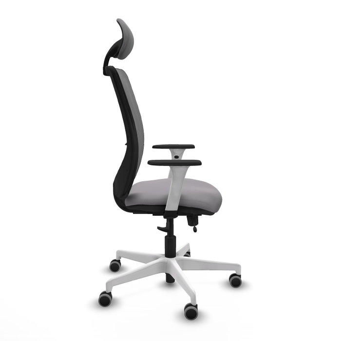 PIQUERAS Y CRESPO Silla de oficina Zulema Gris con mecanismo Sincro/Traslack