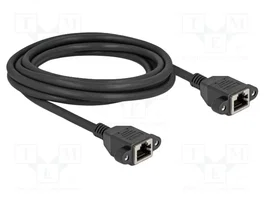 DeLOCK 90786 Prolongador Ethernet Cat.6a S/FTP 3m Negro