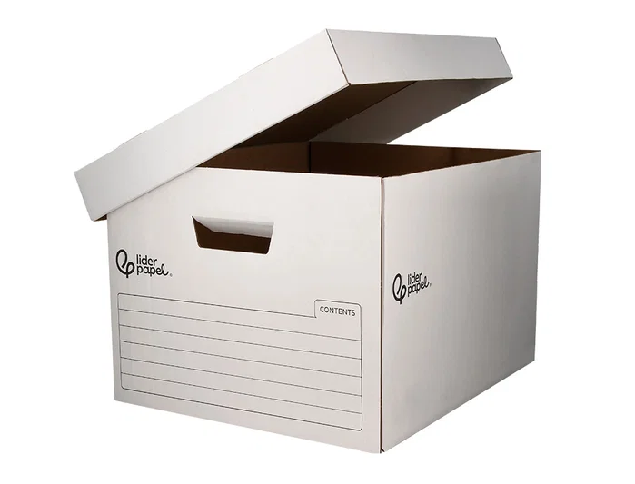 Liderpapel Cajón Contenedor de Archivo Automático Kraft