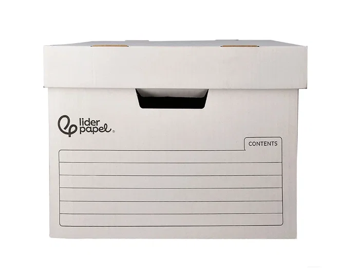 Liderpapel Cajón Contenedor de Archivo Automático Kraft