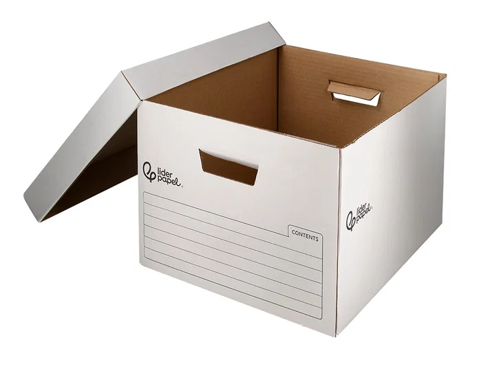 Liderpapel Cajón Contenedor de Archivo Automático Kraft