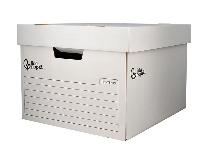 Liderpapel Cajón Contenedor de Archivo Automático Kraft