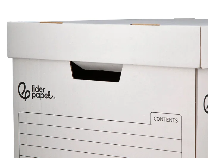Liderpapel Cajón Contenedor de Archivo Automático Kraft