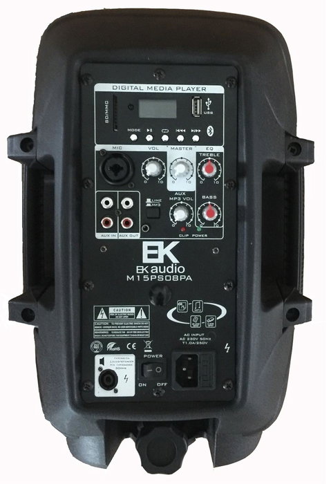 Columna Activa Ek Audio M15Ps08Pa 320W