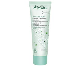 Melvita NECTAR PUR Mascarilla Exfoliante 3 en 1 Fluido Matificante Piel Mixta/Grasa 75 ml