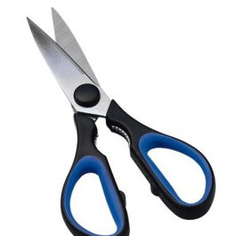 WEDO Soft-Cut Allzweckschere negro/azul